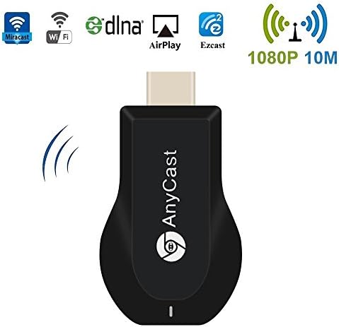 Wireless WIFI Display Dongle,High Speed HDMI Miracast Dongle, DLNA AirPlay for Android Smartphone Tablet Apple iPhone iPad