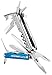 LEATHERMAN - Juice CS4 Multitool with Spring-Action Scissors and Aluminum Handles, Columbia Blue