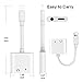 Headphone Adapter Charger Adapter 3.5mm Square Jack Dongle Adapter Earphone Aux Audio & Charge