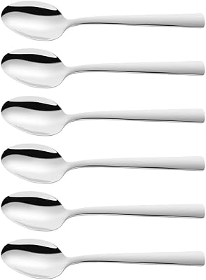 Dinner Kaffeelöffel, 6 Stück, Rostfreier Edelstahl, Poliert