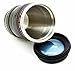 24-105mm Leakage-proof Canaim Camera Zoom Lens Cup Travel Coffee Mug Outdoor SLR Camera Unique Water Glass Thermos with Drinking Lid Quality Stainless Steel Interior (Black)