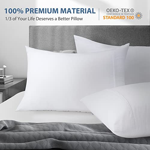 viewstar Queen Size Bed Pillows for Sleeping 2 Pack, Soft Down