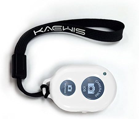 KAEWIS Wireless Camera Shutter Remote Control for Smartphones -Bluetooth Shutter for Selfie camera for iPhone, Smartphones (White)