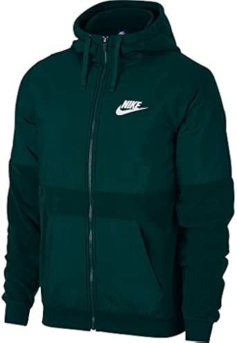 Nike Men's Winterized Full-Zip Fleece Hoodie Jacket (S, Green) at Amazon Menâs Clothing store
