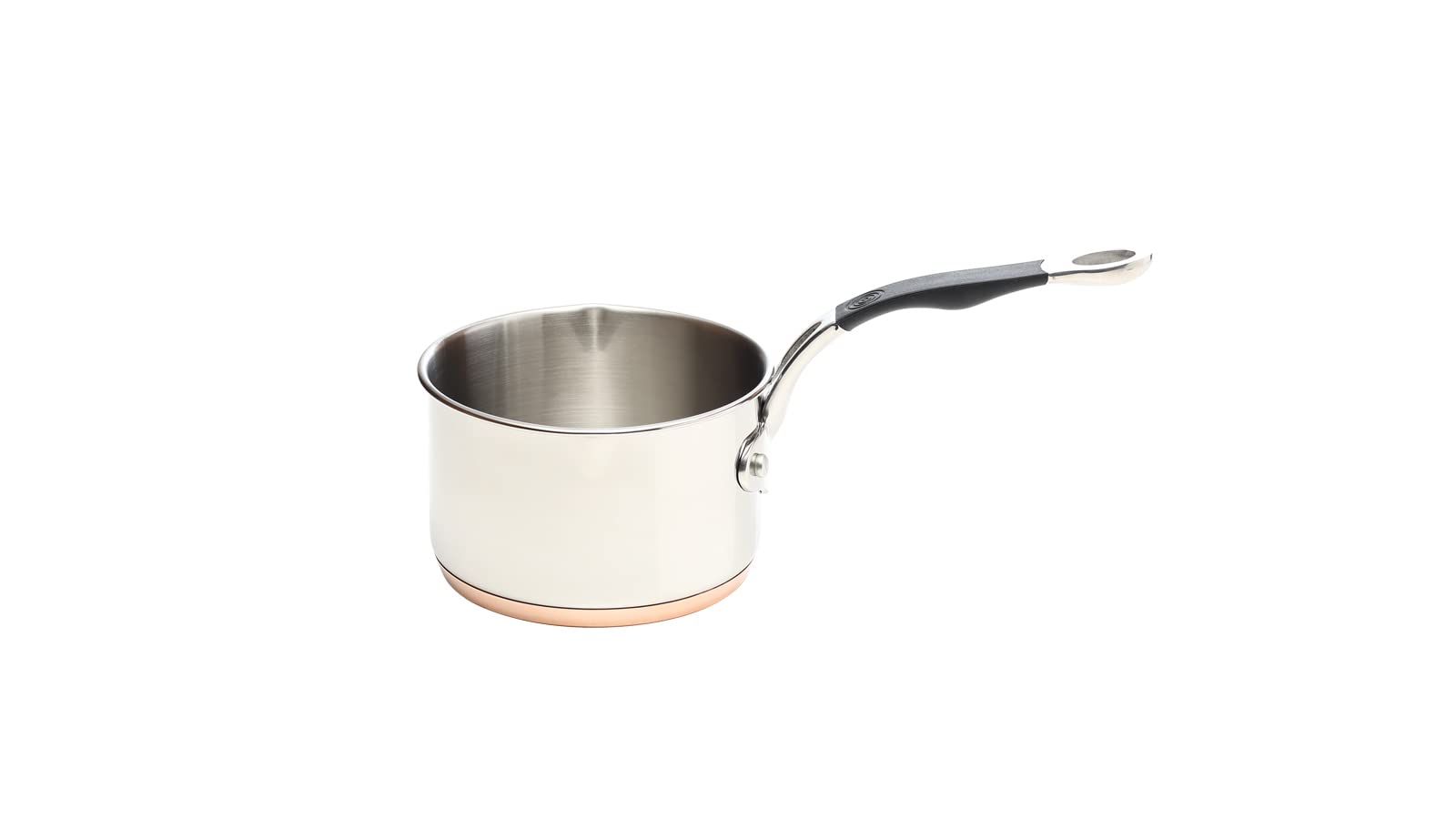 ProWare Soft Grip Copper Base 14cm Milk Pan with SS Interior
