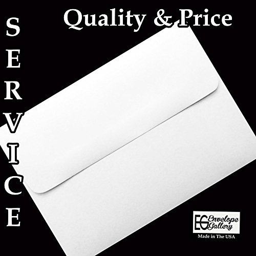 White A6 (50 Boxed) Envelopes (4-3/4 x 6-1/2) for 4-1/2 x 6-1/4 Thank You Cards, Enclosures Gift Tags Showers Weddings Invitations Announcements, Response Cards, Minis from The Envelope Gallery - Thumbnail 2