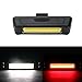 Bike Light, Arespark Super Bright Waterproof Bicycle Light, 550 LM USB Rechargeable Front and Rear Bike Light Set, with 120 DB Loud Horn, 1200mah Lithium Battery, 3 Light Mode Options