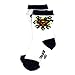 Superman Toddler 6 pk Crew Socks (3T/4T, Superman Whap!)