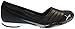 PUMA Women's Asha Alt 2 Shine Ballet Flat, Black/Drizzle, 7 B US