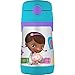 THERMOS Vacuum Insulated Stainless Steel 10-Ounce Straw Bottle, Doc McStuffins