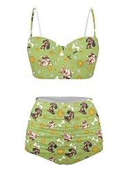 Howilath Women Cartoon Dachshund Corgi Dog Print