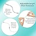 Stainless Steel Adjustable Necklace Chain Extender with Lobster Clasp, 1 Extender