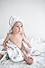 Muslin Hooded Bath Towel for Baby or Toddler with Terry Cloth Interior 33 inches
