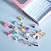 SWARKOL 24pcs Children Kids Little Girl Adjustable Jewelry Rings in Box, Girl Pretend Play and Dress Up Rings, Little Girls Gift, Valentine's Day Gift