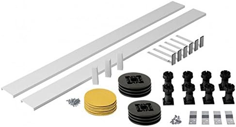 RISER KIT PLINTH FEET LEGS EASY PLUMB FOR SQUARE SHOWER ENCLOSURE STONE TRAY by UKtapstores