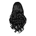Jolitime Hair Black Color Lace Front Wigs Long Body Wave Hair Glueless Synthetic Lace Front Wigs for Black Women