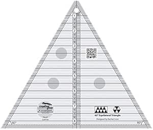 Creative Grids cgrT60 - Plantilla de triángulo para acolchar (60 grados