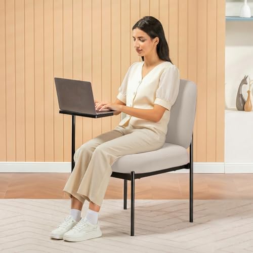 COMHOMA Accent Leisure Chair, Lounge Relaxing Chair with 180° Rotating Small Ta…