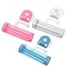 Cosmos Pack of 3 Suction Cup Tube Squeezer Toothpaste Dispenser Holder, Random Colors