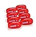 XFasten Double Sided Adhesive Tape Roller, 0.3-inch by 360-Inch, 8-Pack, Permanent Adhesive Dots Roller Applicator, Acid-Free and Archival Safe for Scrapbooks