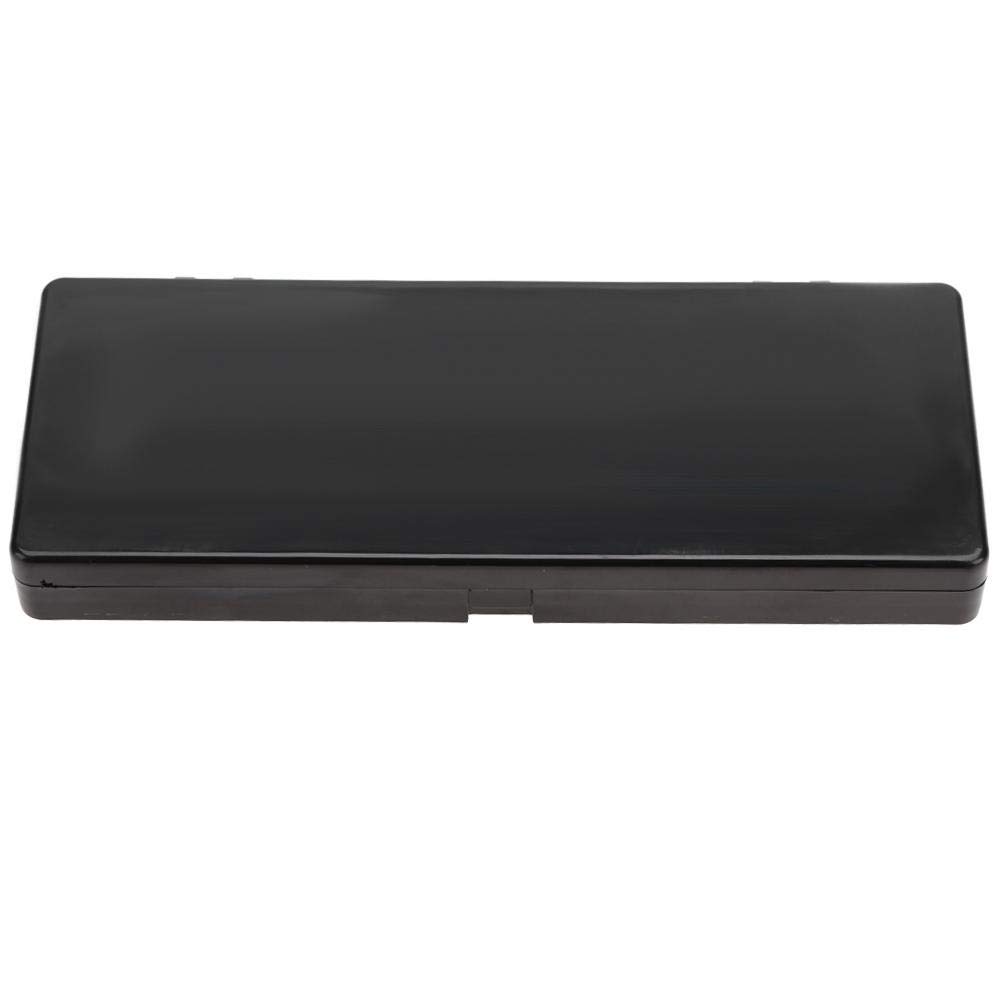 Nail Art Palettes, Color Mixing Palettes 24 Grid Watercolor Pigment Color Mixing Case Manicure Drawing Tray(black)