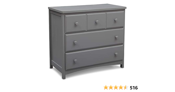 delta children's 3 drawer dresser chocolate