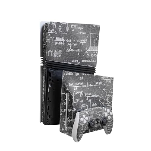 Glossy Glitter Skin Compatible with PlayStation 5 Pro Bundle + Disc Drive for P…