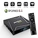 Pendoo X10 Plus Android TV Box 8.1 Amlogic S905X2 4GB DDR4 32GB eMMC, Android TV Box 4K Ultra HD, Android Box with Voice Remote