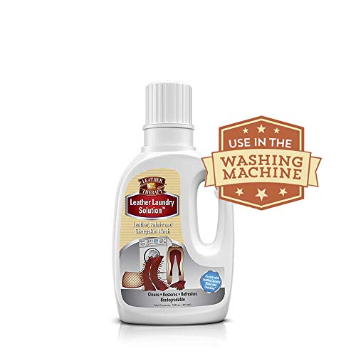 Leather Laundry Solution, Gentle Machine Wash Detergent Alternative for Leather, Natural Fleece & Sheepskin, 16oz