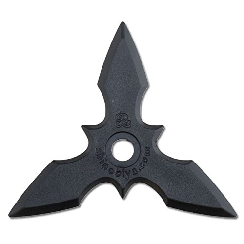 Rubber Toy Throwing Game Star Set (4 Stars, 1 Kunai, 10 Makibishi) Ninja Costume Accessories - Thumbnail 3