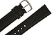 Men's Padded Genuine Leather Watchband - Color Black Size: 22 MM Regular - by JP Leatherworks