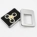 Fidget Spinner Toy Ultra Durable Stainless Steel Bearing High Speed 3-5 Min Spins Precision Metal Material Hand spinner EDC ADHD Focus Anxiety Stress Relief Boredom Killing Time Toys 02,Gold