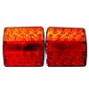 Amarine-made-a-Pair-LED-Tail-Trailer-Light-JET-SKI-Boat-Built-in-Number-Plate-Light