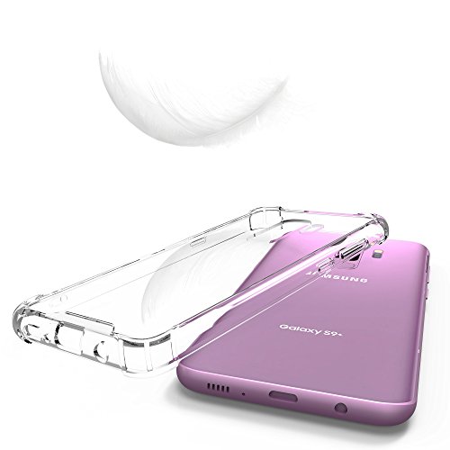 Galaxy S9 Plus Case, AquaFlex transparent Clear Hybrid Bumper Case Cover Samsung Galaxy S9 Plus (Parasailing)