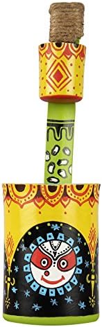 Pulpypapaya Premium Jagannath Pen Holder (Black) | Multi Purpose Traditional Indian Creative Gifts Home Decor Table Top Pen Stand