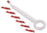 NTW RJ45 net-Lock(TM) Patch Cable Locking key insert, tamper resistant, Red, 4 plus 2 free with free extraction tool - NL-SK4/2RD-TL