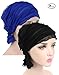 Women's Ruffle Chemo Hat Beanie Scarf, Chemo Beanies, Chemo Head Caps, Head Scarf, Hat for Women Cancer Patients 2 Pack
