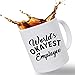 Best Funny Mugs Promotion Gift, World's Okayest Employee Funny Coffee Mug - High Quality 11 oz Handcrafted Porcelain Gift Mug, Hilarious Coffee Mug Funny for Mom, Dad, Coworker, Employees and Friends