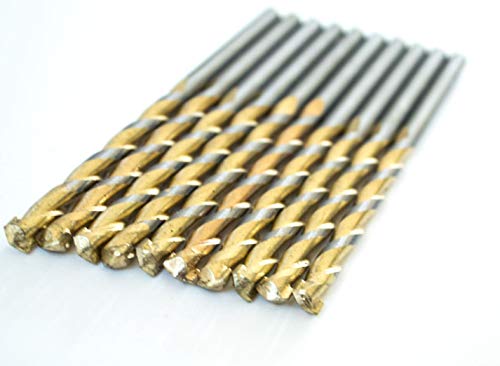 image for Max-Craft 3/16 Inch 10pcs Pack Masonry Drill Bit Concrete Carbide Tipp