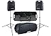 Peavey Escort 6000 Bluetooth Powered Speakers+Mixer+Case+Facade+Mics+Headphones