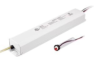 LEONLITE 8.5W LED Emergency Driver, 120V-277VAC, Voltage Range 3-60VDC, UL Listed, Fit for Commercial Fixture 8-72W, Rechargeable Backup Battery, 90mins Duration, for Troffer, Panel, Linear