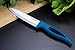 Ceramic Knife 5Inch Fruit Knife Set 4-Piece with Knife Sheaths for Cheese, tomatoes, potatoes, vegetables, fruits (blue)