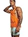 JJ Malibu Men's Dri-Fit Pop Color T-back Gym Stringer Tank Top