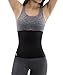 HOT SHAPERS Hot Belt for Women – Sweat Enhancing Neoprene Stomach Shaper and Belly Fat Burner for a Slimmer & Trimmer Waist (Black, XL)