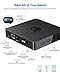 Mini PC, Intel Celeron N3060(up to 2.48GHz) Windows 10 Mini Computer, 4GB DDR3/64GB eMMC, HDMI/VGA Port, Support M.2-2280 SATA SSD, 4K HD, Gigabit Ethernet, 2.4G/5.8G Dual WiFi, BT4.2thumb 3