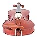 Cecilio CVA-400 15-Inch Solid Wood Flamed Viola with Chromatic Tuner