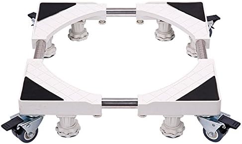 8 Wheels 8 Feets Movable Adjustable Base With Size Adjustable for Washing Machine, Dryer and Refrigerator