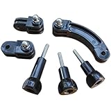 Goliton&reg; 90 degree rotary extension arms mount rig screw for Gopro Hero4/3+/3/2/1 camera