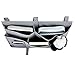 TOPWOOZU Bedside Organizer Caddy Hanging Storage Bag Holder 8 Pockets Bed Rails Dorm Rooms Bunk Beds Apartments Bathrooms Gray
