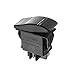 Seachoice Illuminated Contura Rocker Switch, On/Off, Black